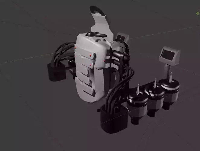 JB11 Jetpack Rigged - Game Ready