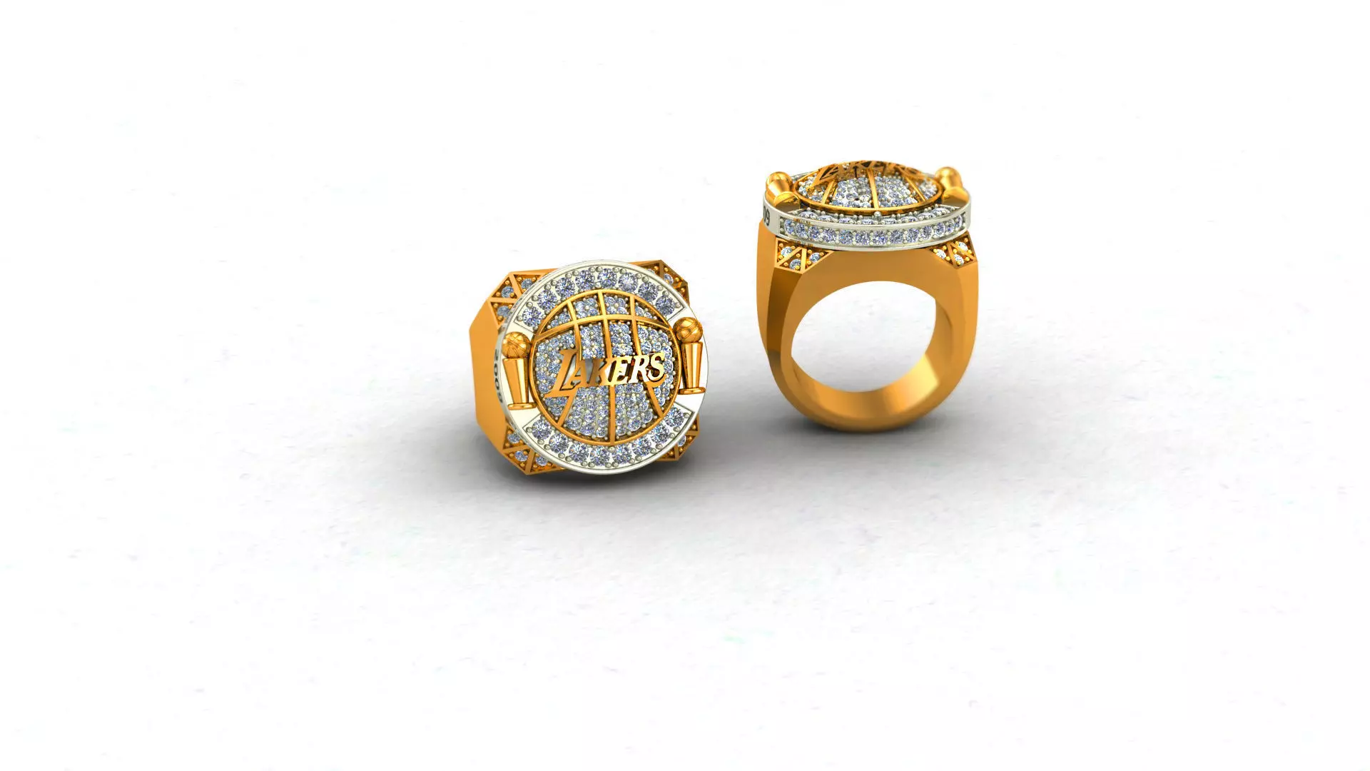 Lakers Ring 2009-2010 TH01303 3D print model_0