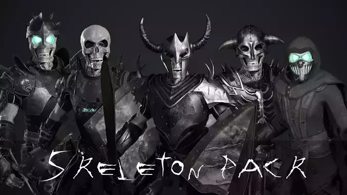 Skeleton pack 3D Model Collection