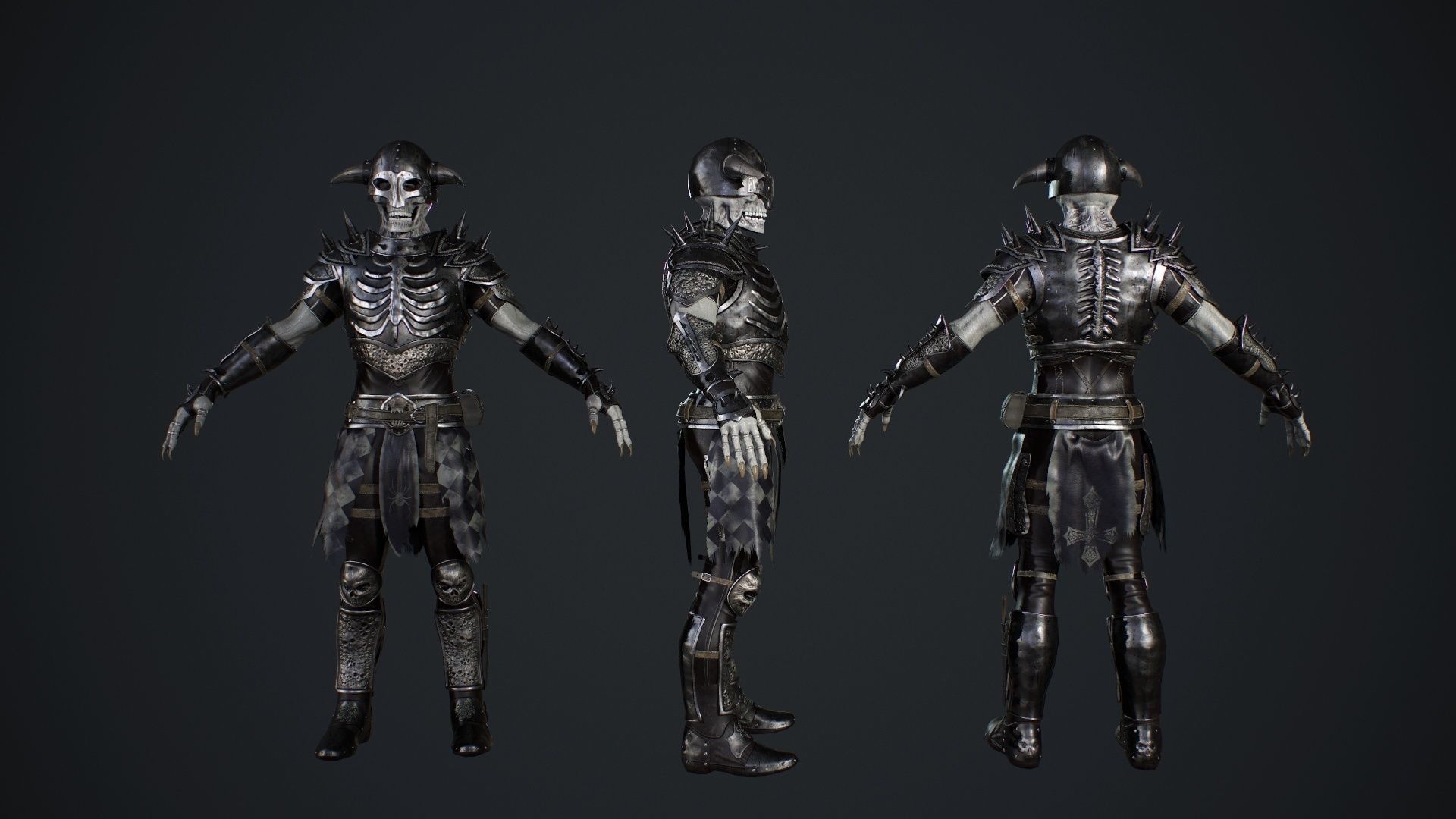 Skeleton pack 3D Model Collection_3