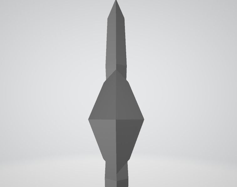 Blue LED Shuriken-Ninja Star 3D model_10