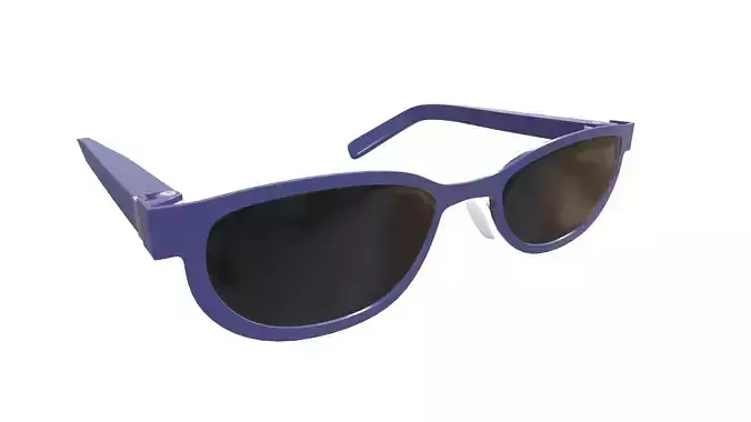 Ray Ban Sun Glasses 3D Model VR Low-poly 3D model