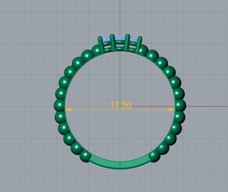 jewelry ring 3D print model_2