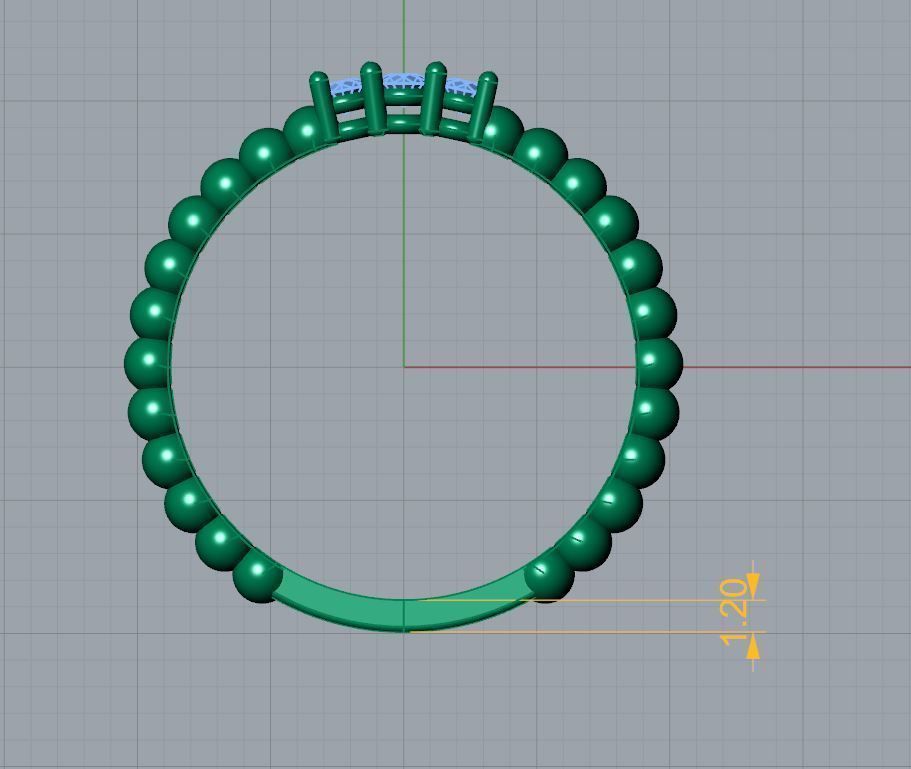 jewelry ring 3D print model_3