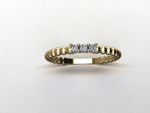 jewelry ring 3D print model_1