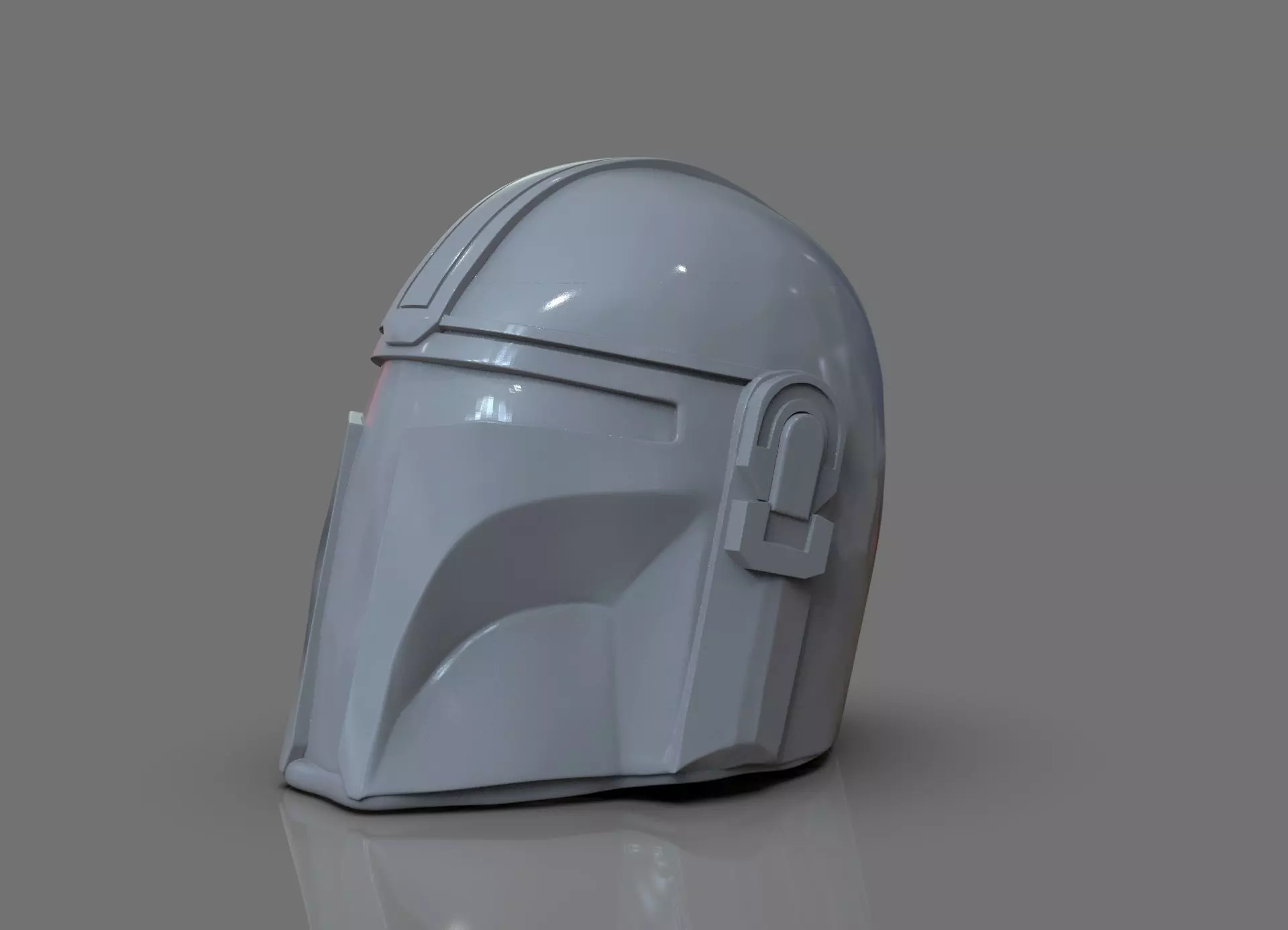 Din Djarin The Mandalorian Helmet Vase 3D print model