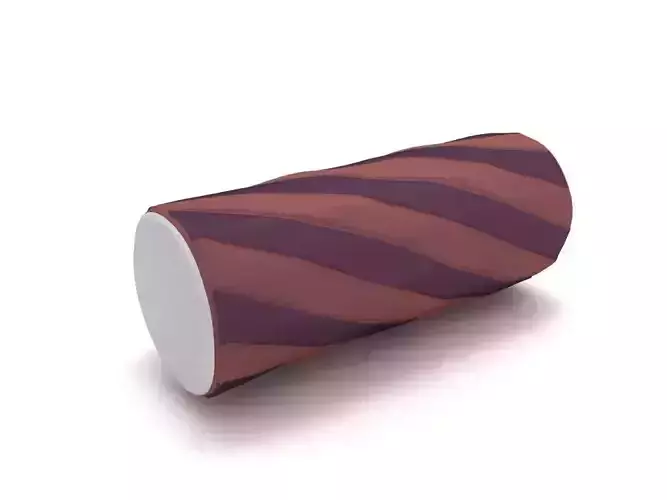 A sofa striped pillow