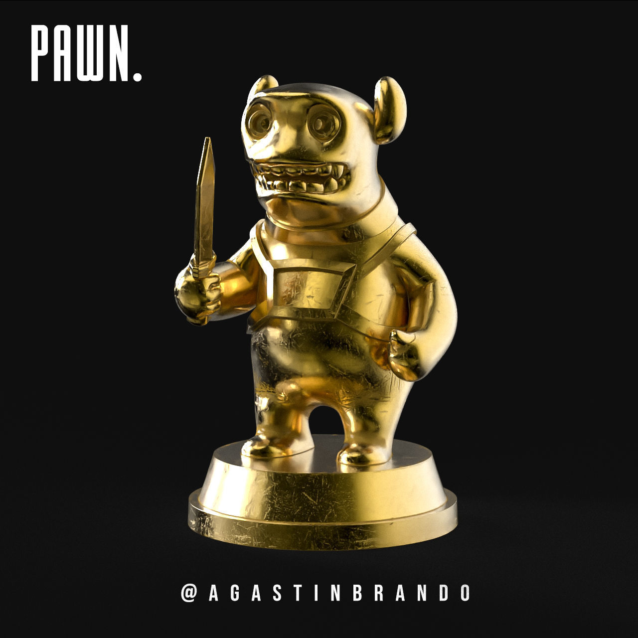 3D Miniature for chess set STL 3D print model_7