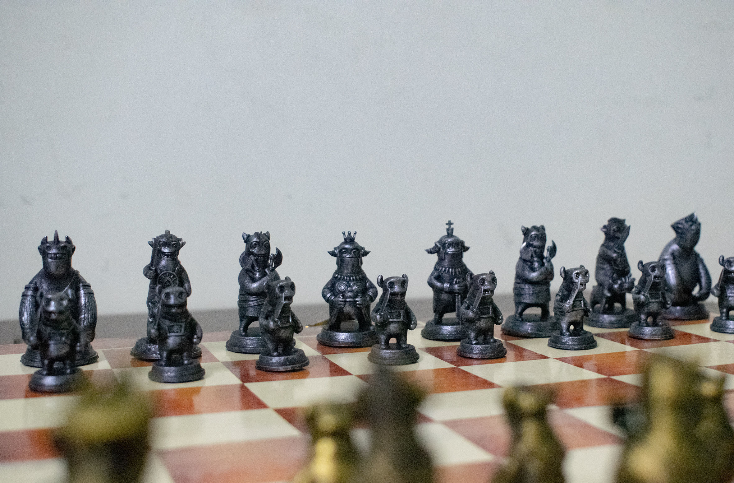 3D Miniature for chess set STL 3D print model_16