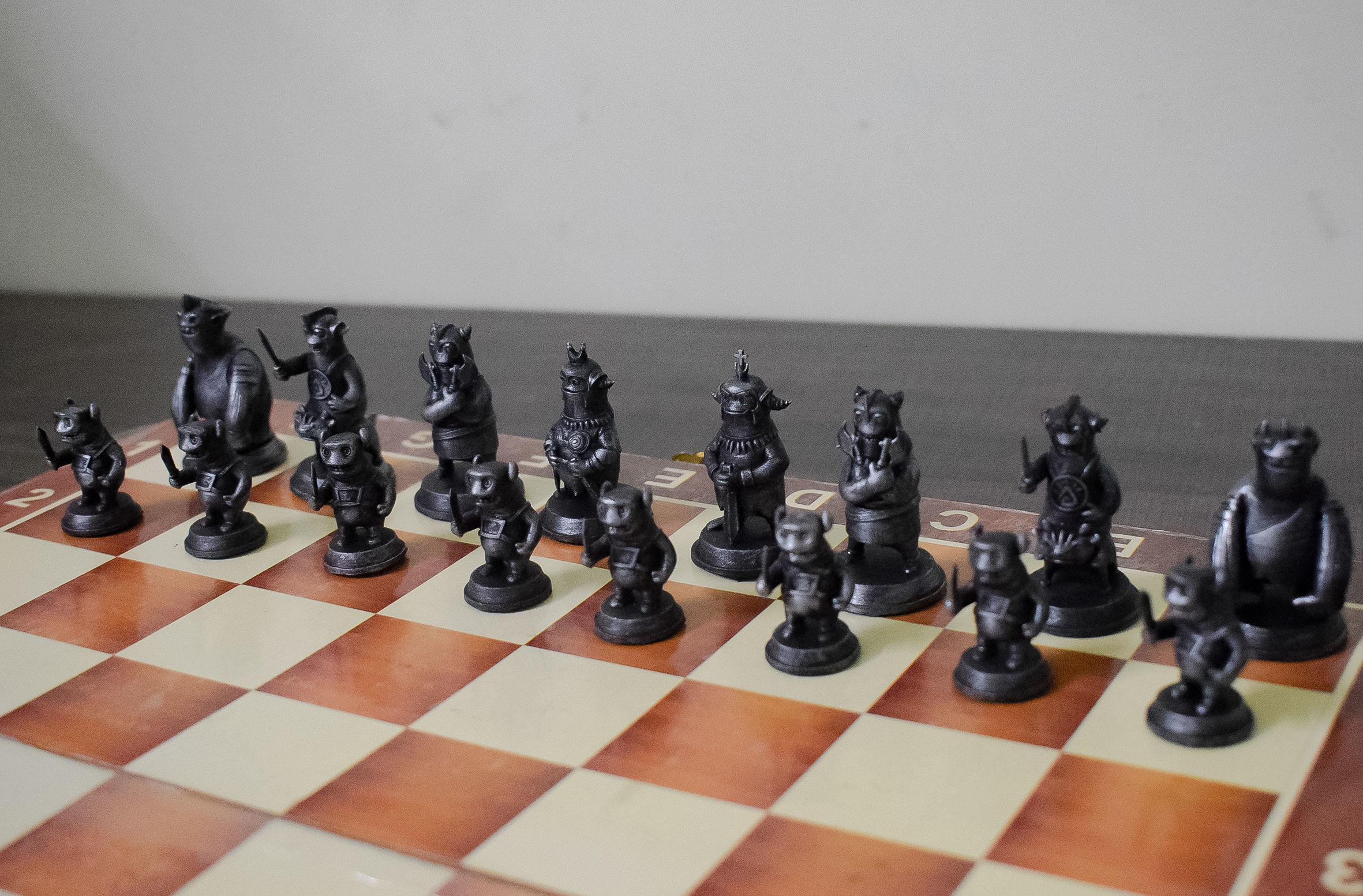 3D Miniature for chess set STL 3D print model_15