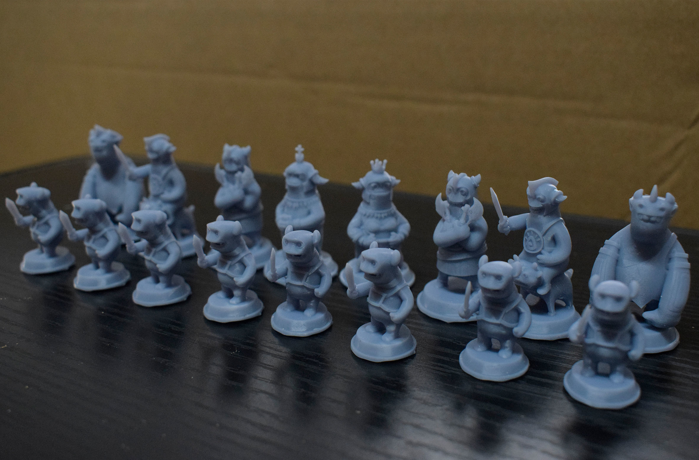 3D Miniature for chess set STL 3D print model_17