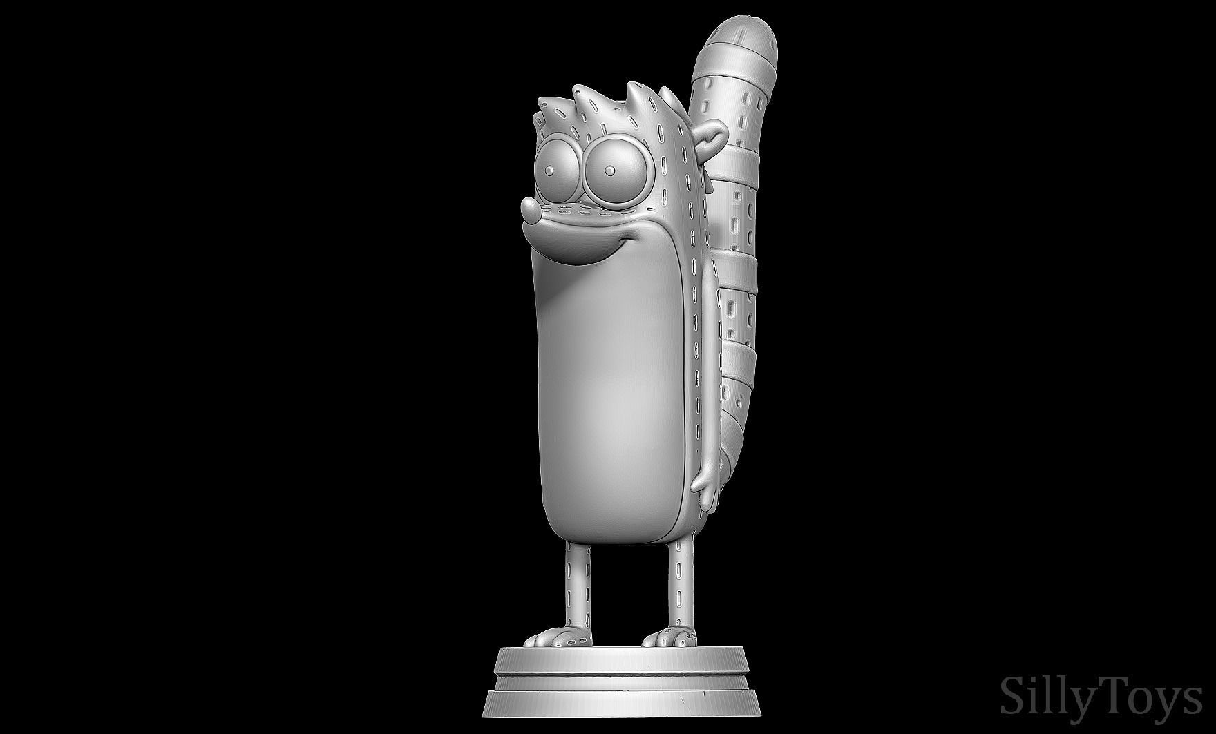 Rigby - Regular Show  3D print model_5