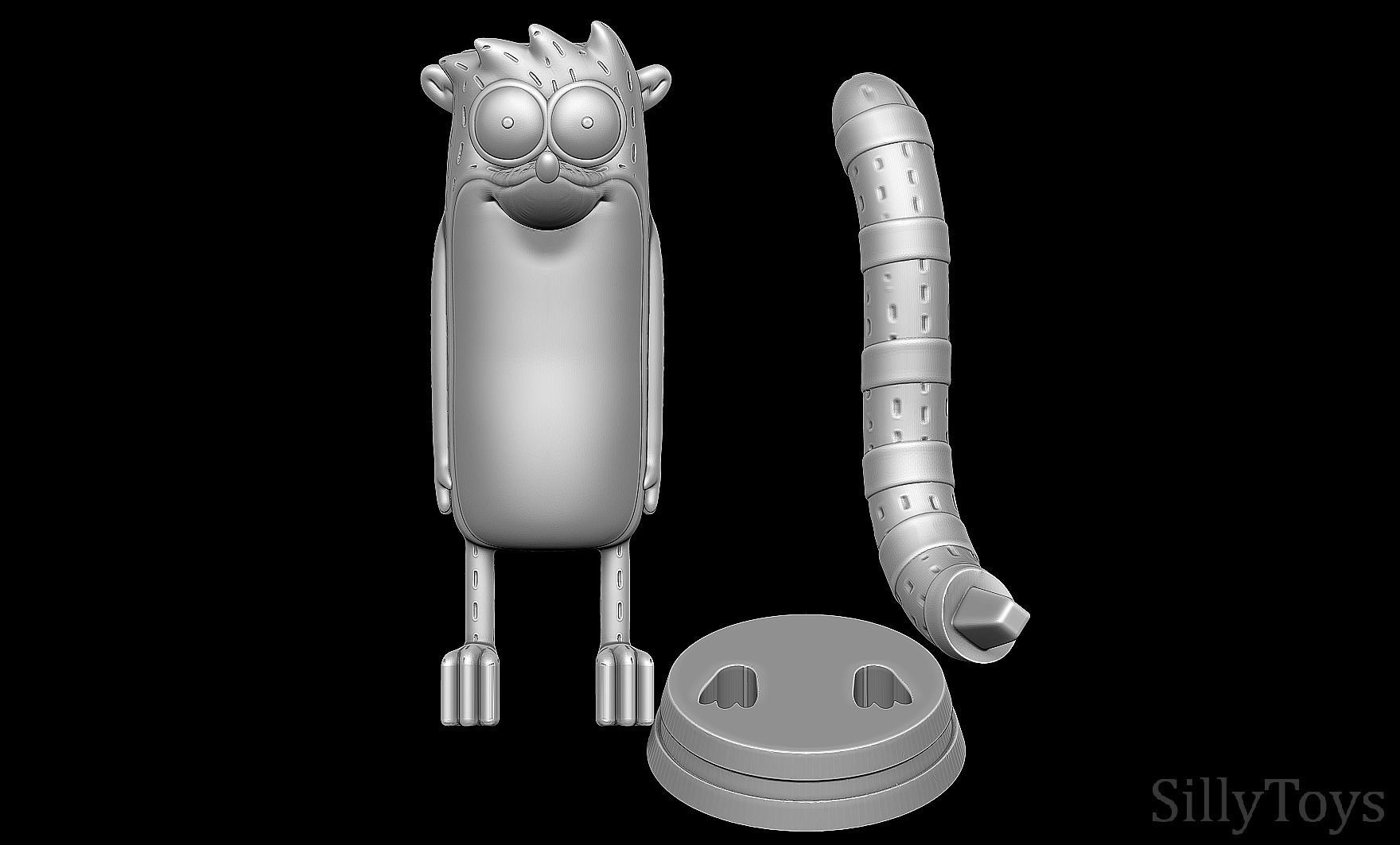 Rigby - Regular Show  3D print model_6