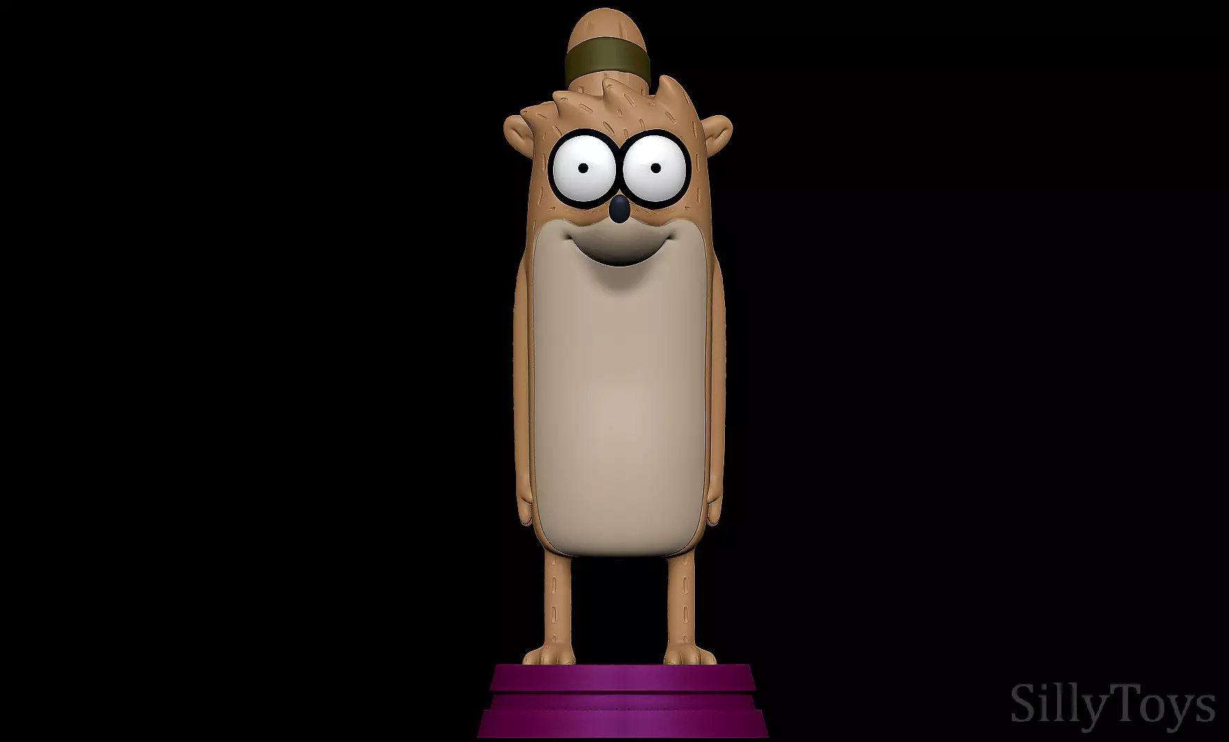 Rigby - Regular Show  3D print model_0