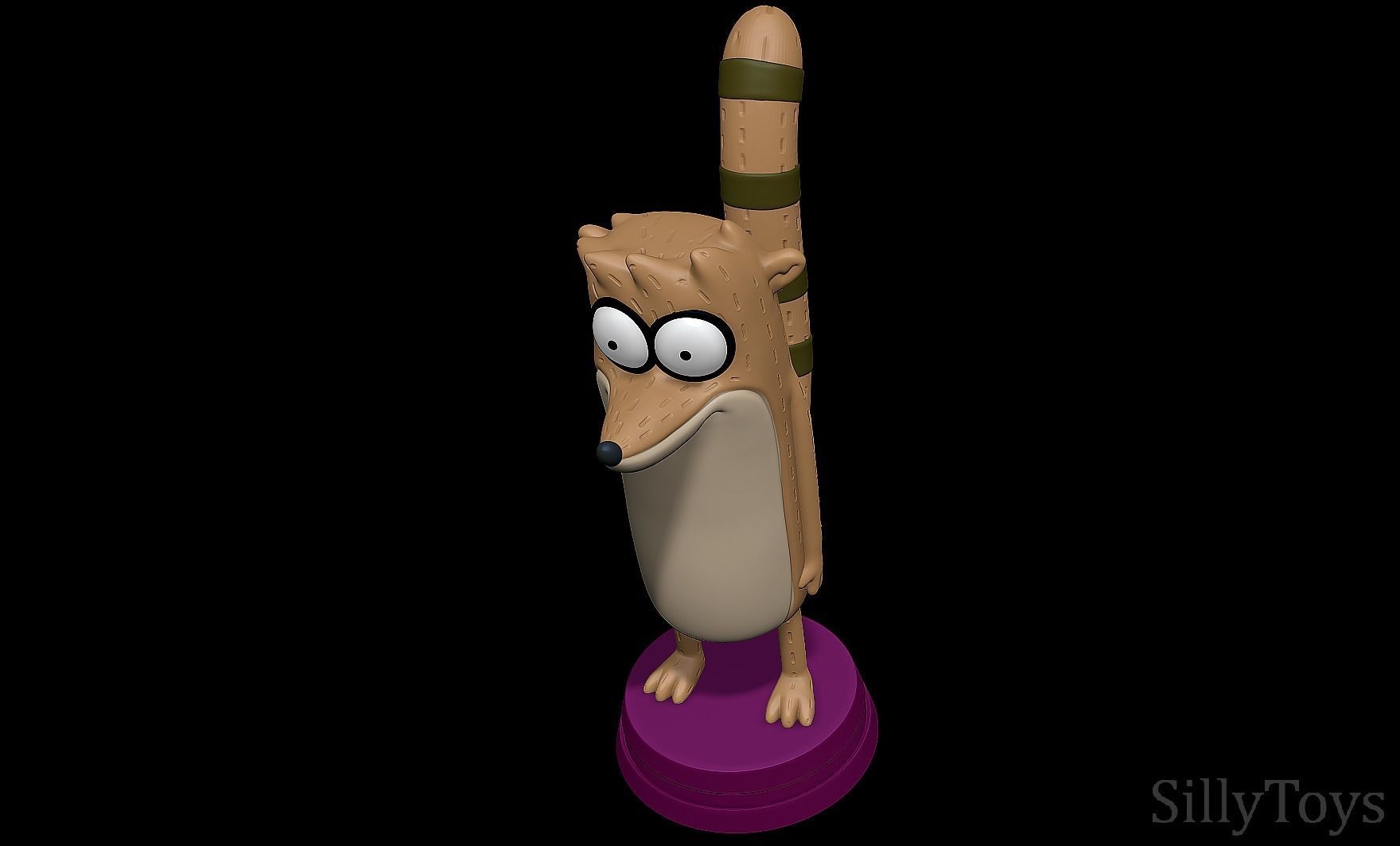 Rigby - Regular Show  3D print model_3