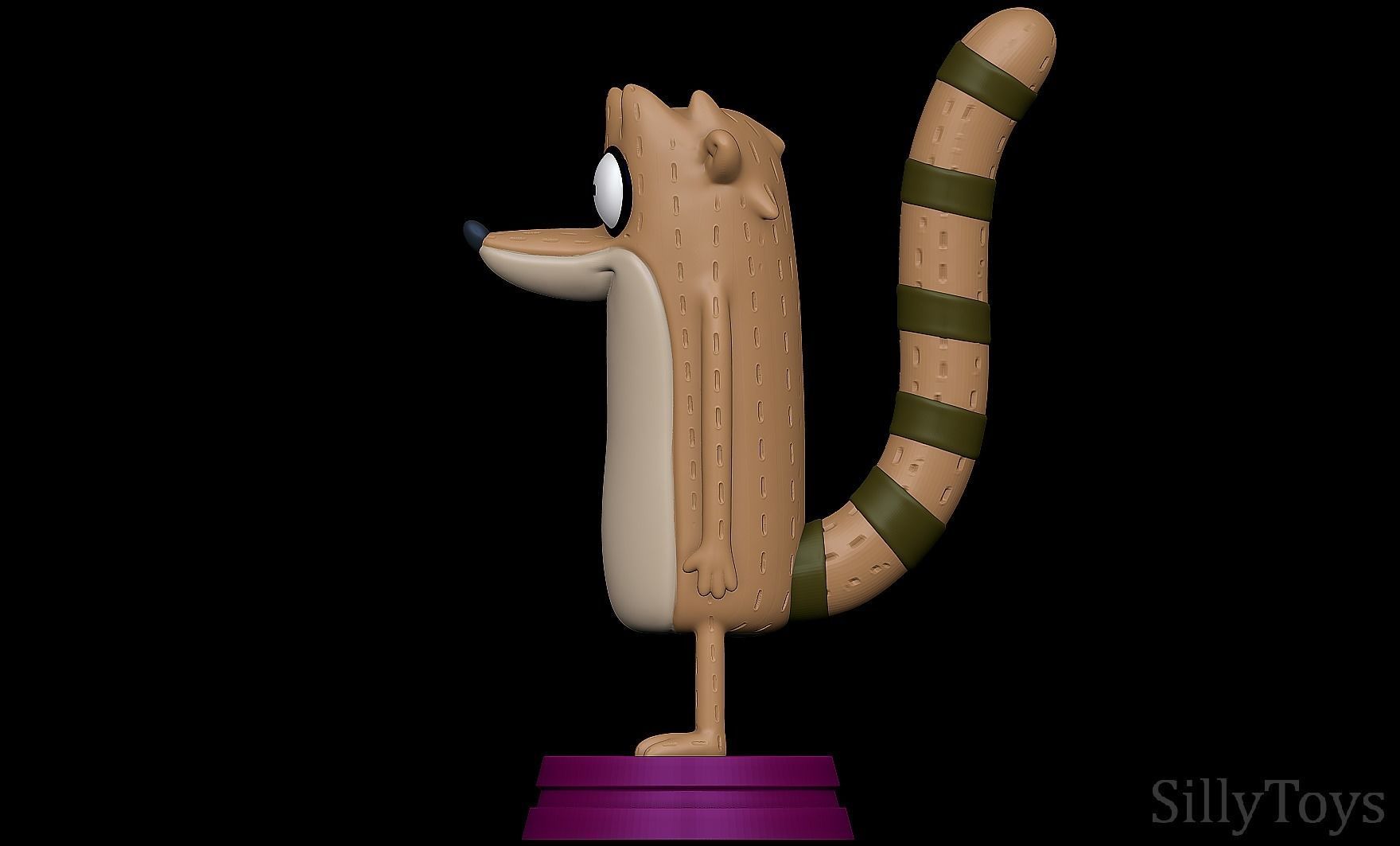 Rigby - Regular Show  3D print model_2