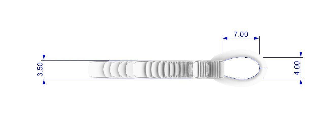 Hemp Cannabis Leaf Marijuana Ganja Weed pendant 3D print model_4