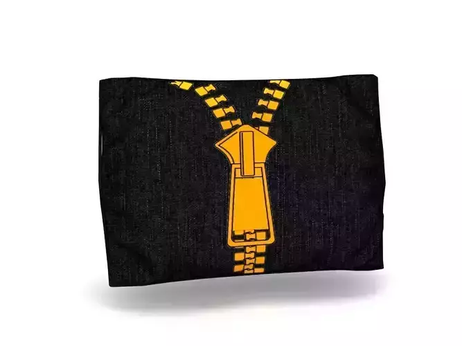 A sofa zipper pillow