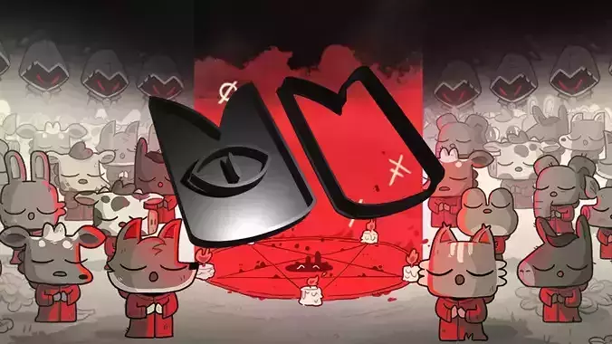 Cult of the Lamb - Crown Cookie Cutter