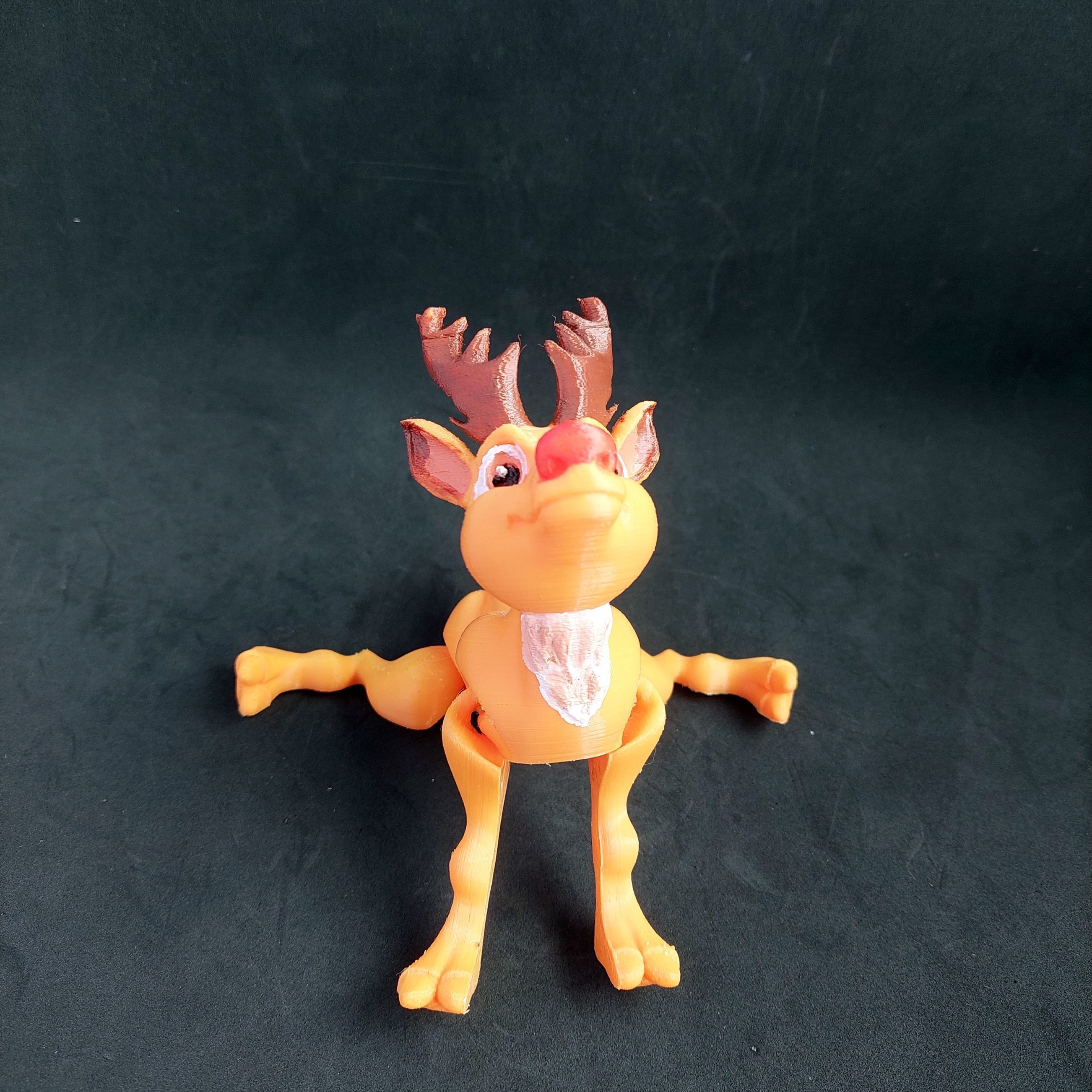 Clumsy Christmas Raindeer 3D print model_3