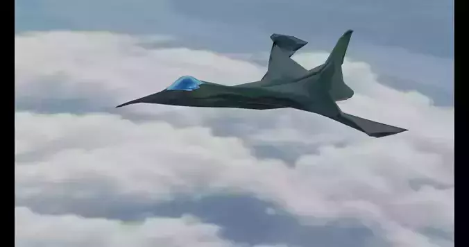 airline Free low-poly 3D model