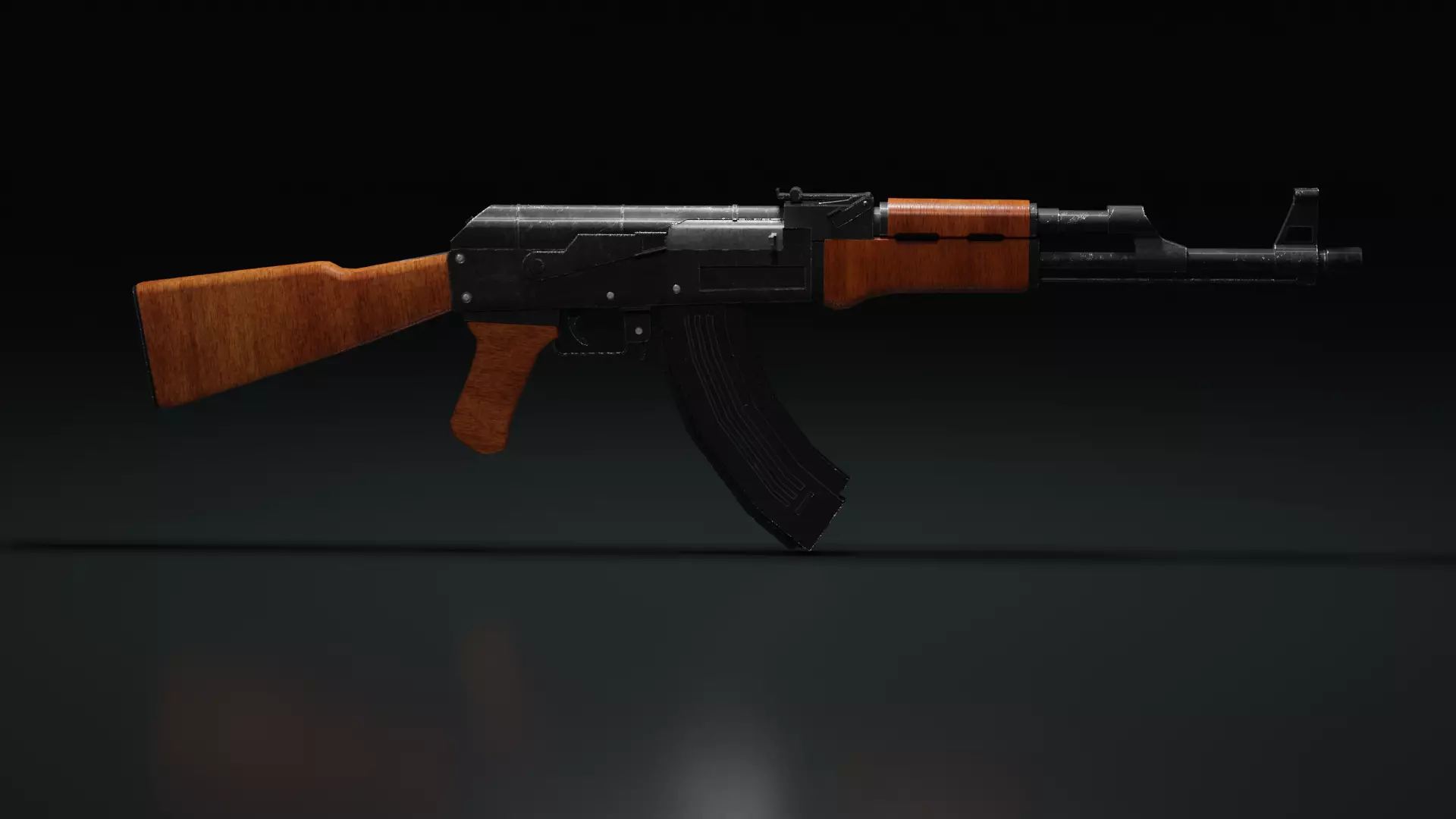 3D model AK47 GAME VR / AR / low-poly | CGTrader