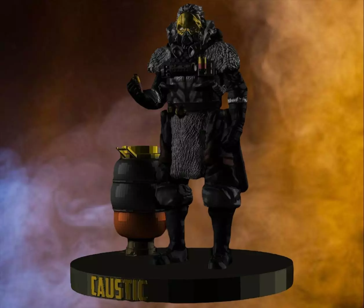 CAUSTIC FROM APEX LEGENDS 3D print model_0