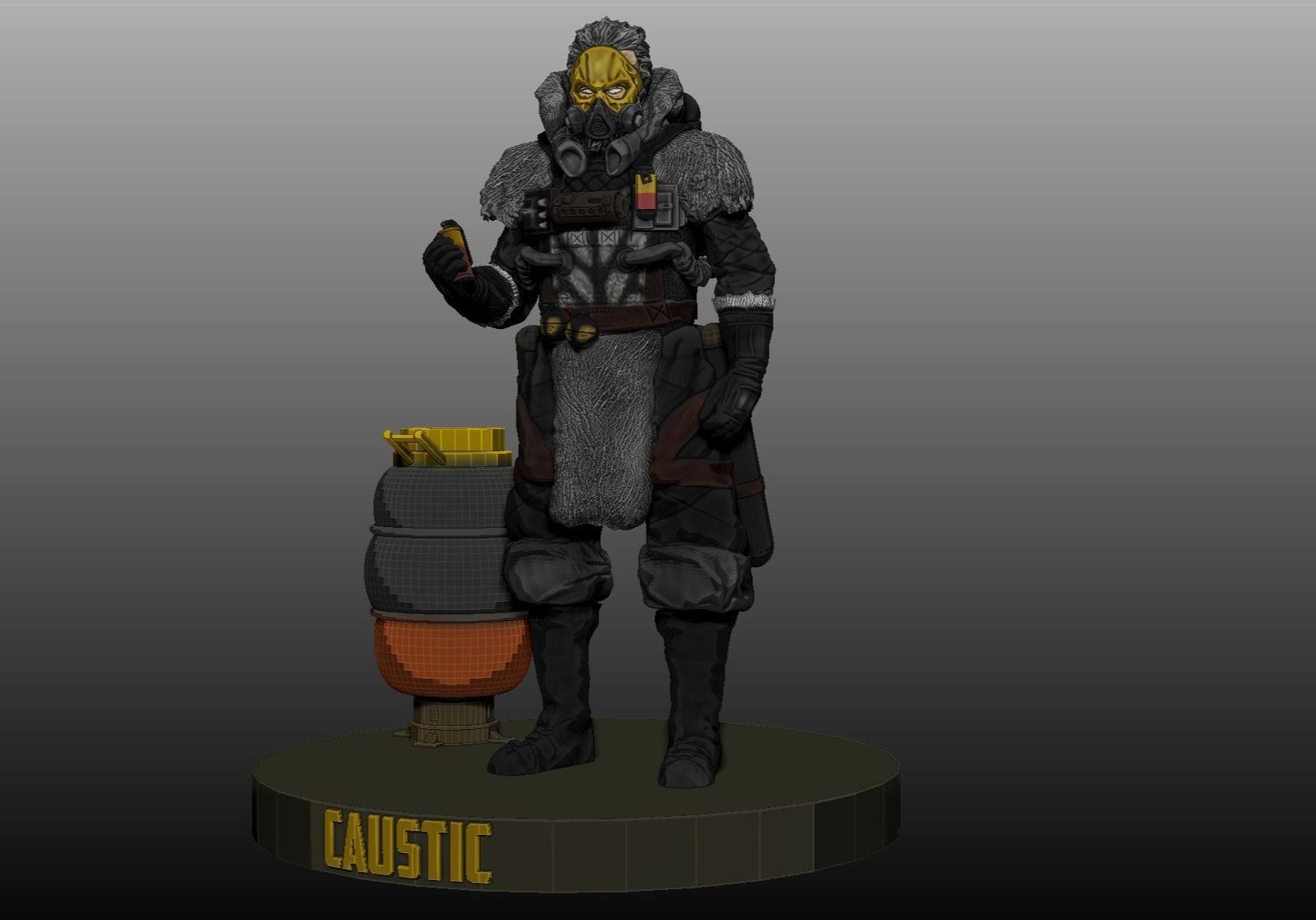 CAUSTIC FROM APEX LEGENDS 3D print model_3