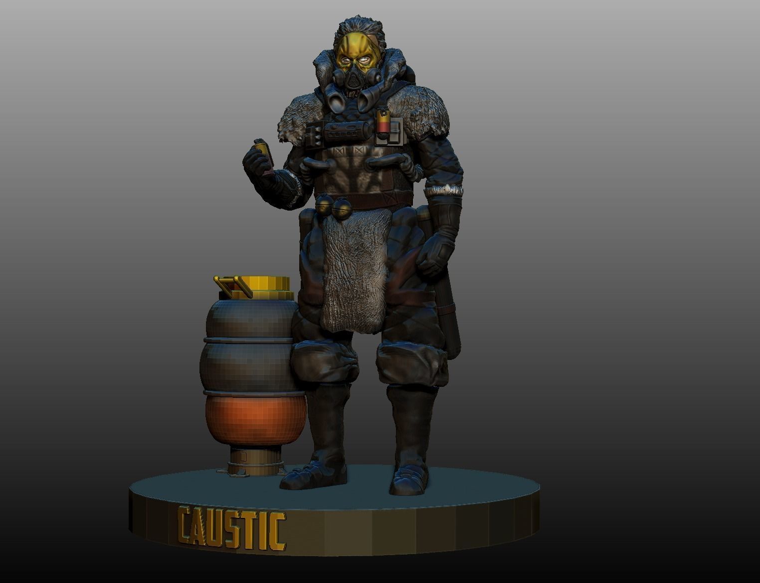 CAUSTIC FROM APEX LEGENDS 3D print model_2