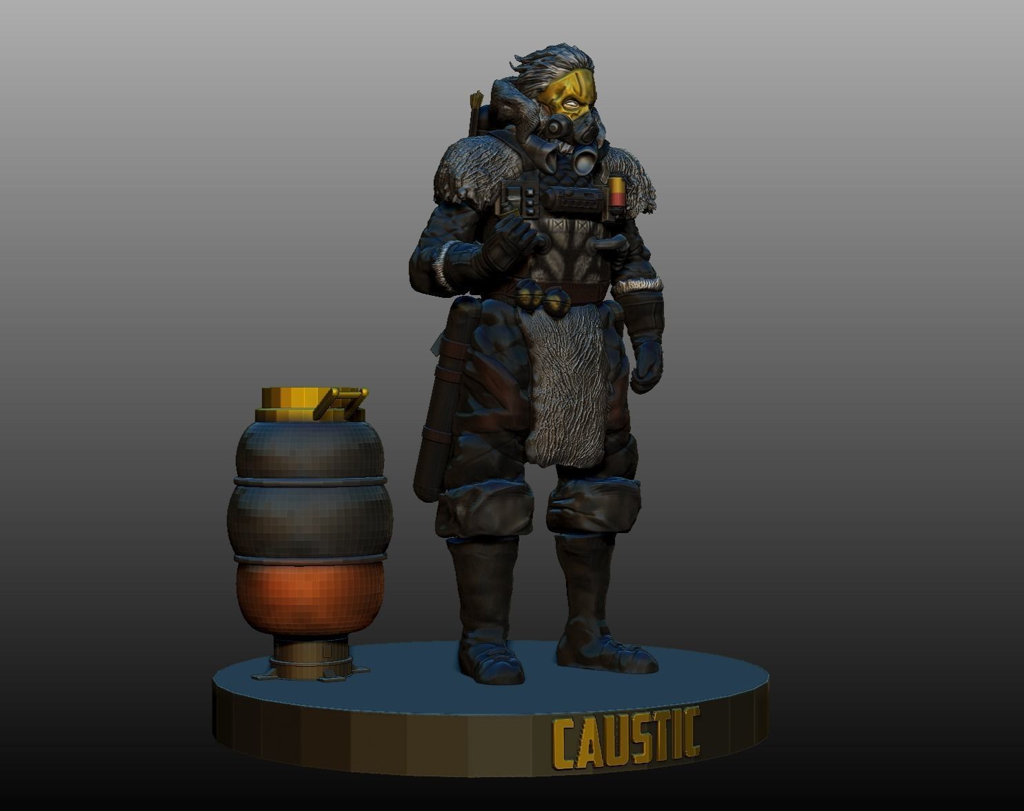 CAUSTIC FROM APEX LEGENDS 3D print model_5