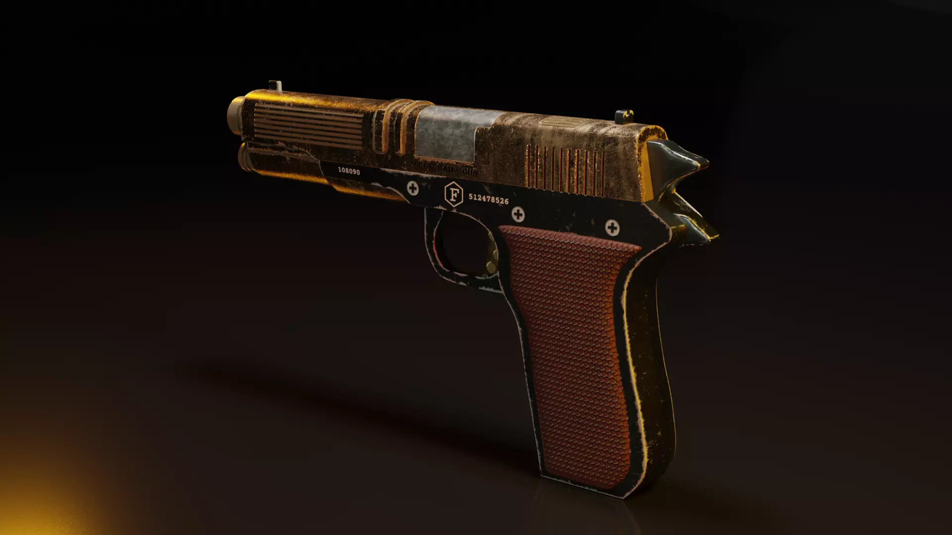 COLT GUN Free 3D model