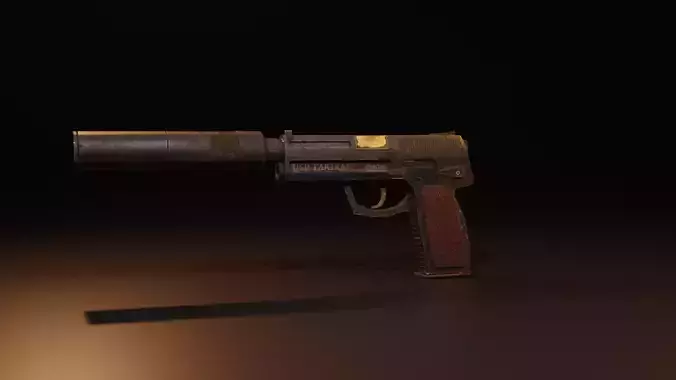 USP GUN Free low-poly 3D model