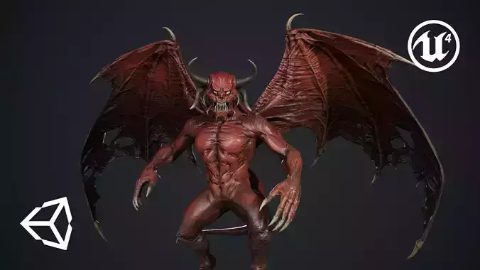 Demon 3 with wings