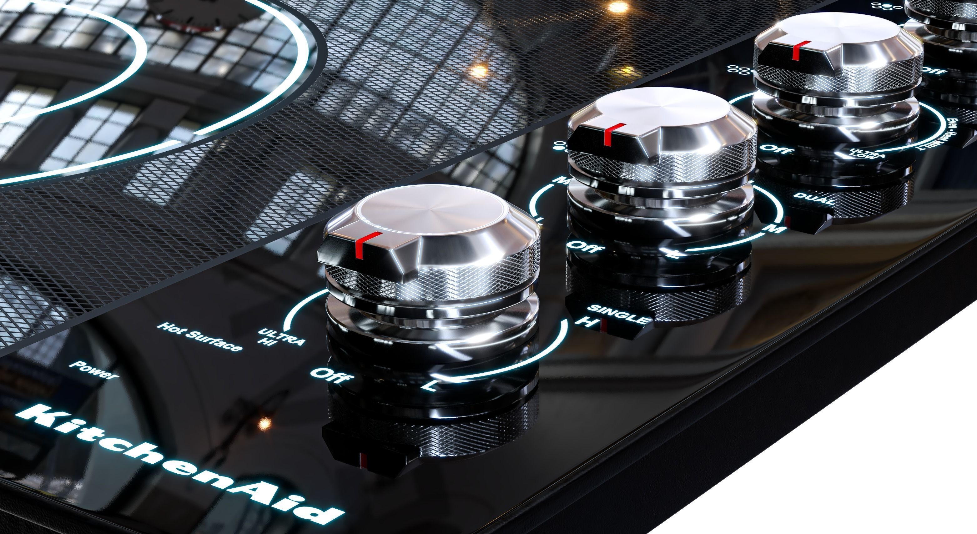 kitchenaid Induction Cooktop 3D model_5