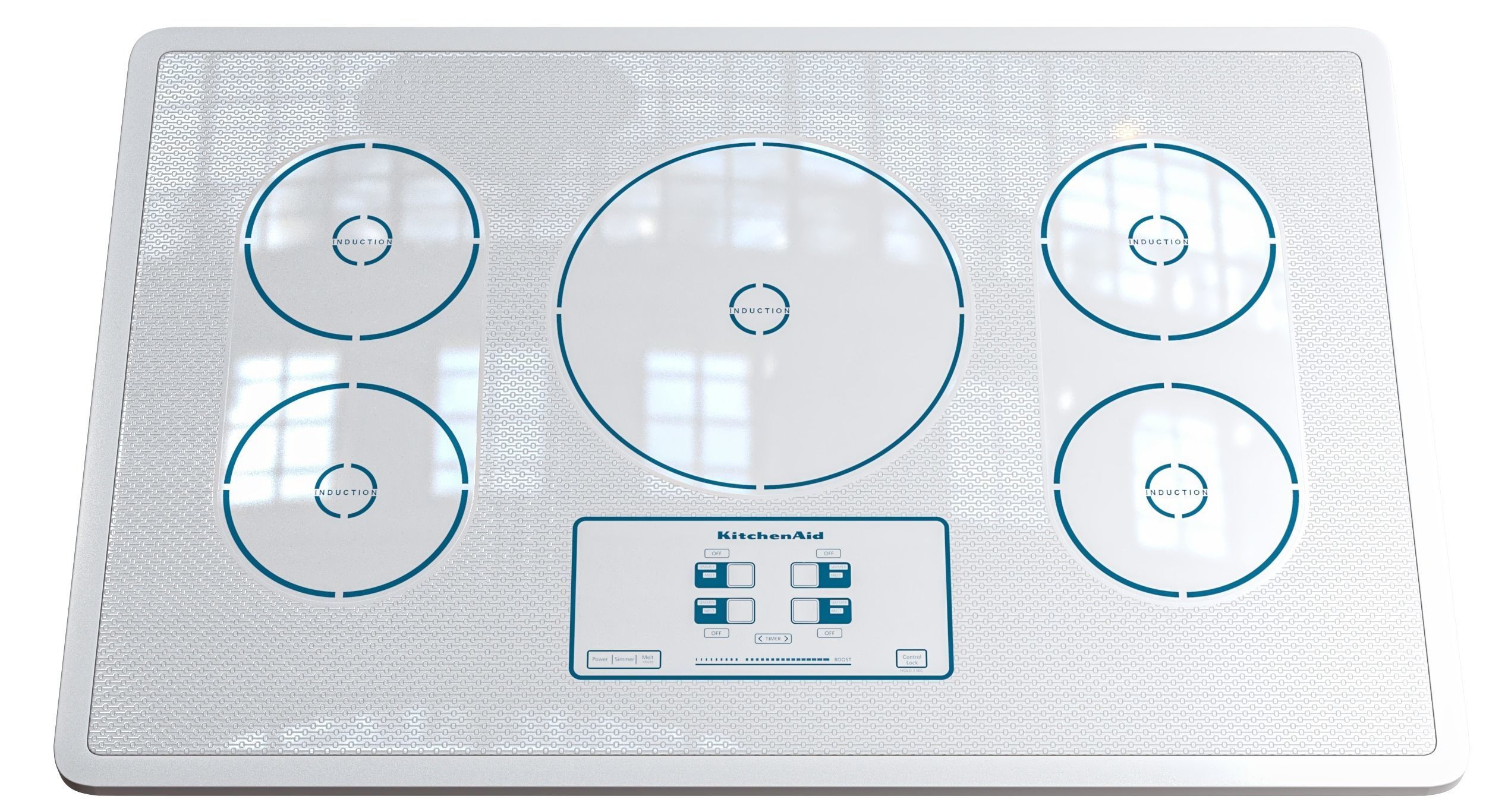 kitchenaid Induction Cooktop 3D model_12