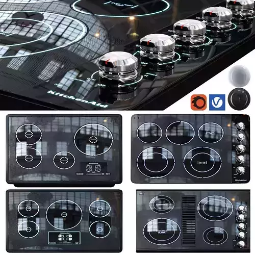 kitchenaid Induction Cooktop 3D model