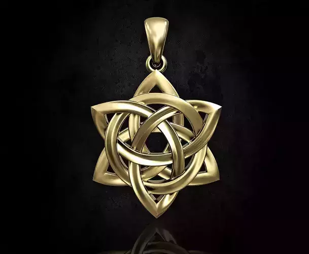 Star knot pendant