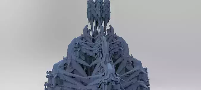 Sci-Fi Insectoid ship base collection 4 models