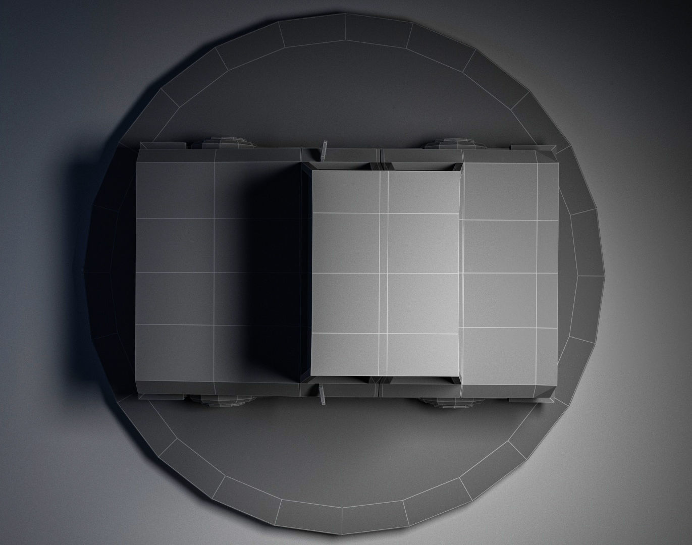 Cartoon Low Poly Car-poly 3D model Low-poly 3D model_9