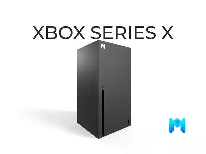 XBOX SERIES X  Low-poly 3D model