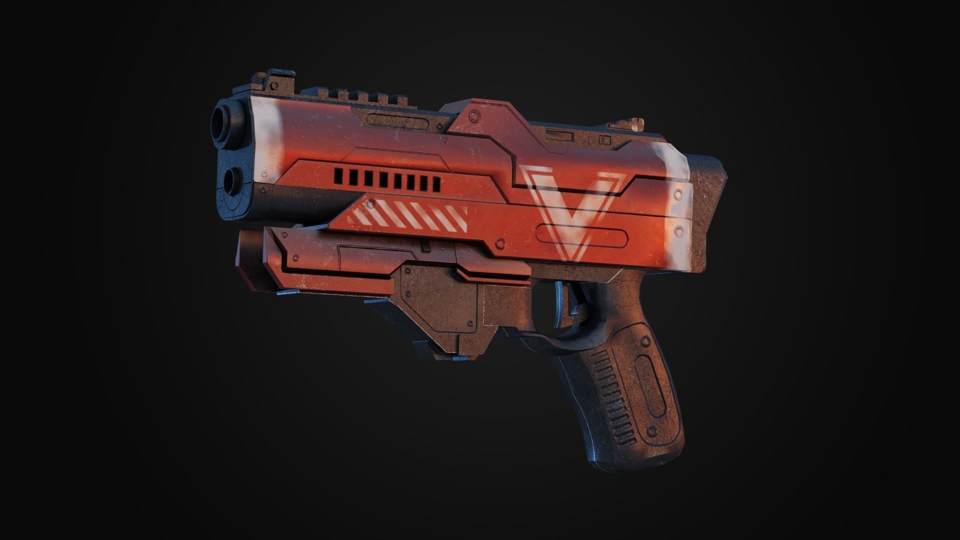 Futuristic Agent - Venus Low-poly 3D model_12