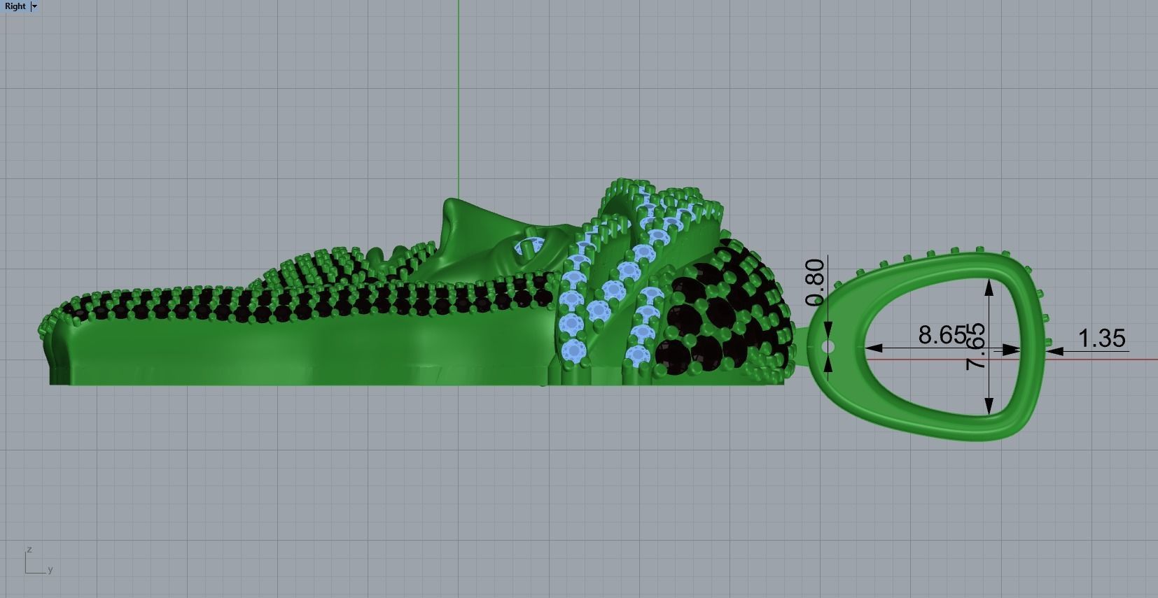 pendant JESUS 3D print model_3