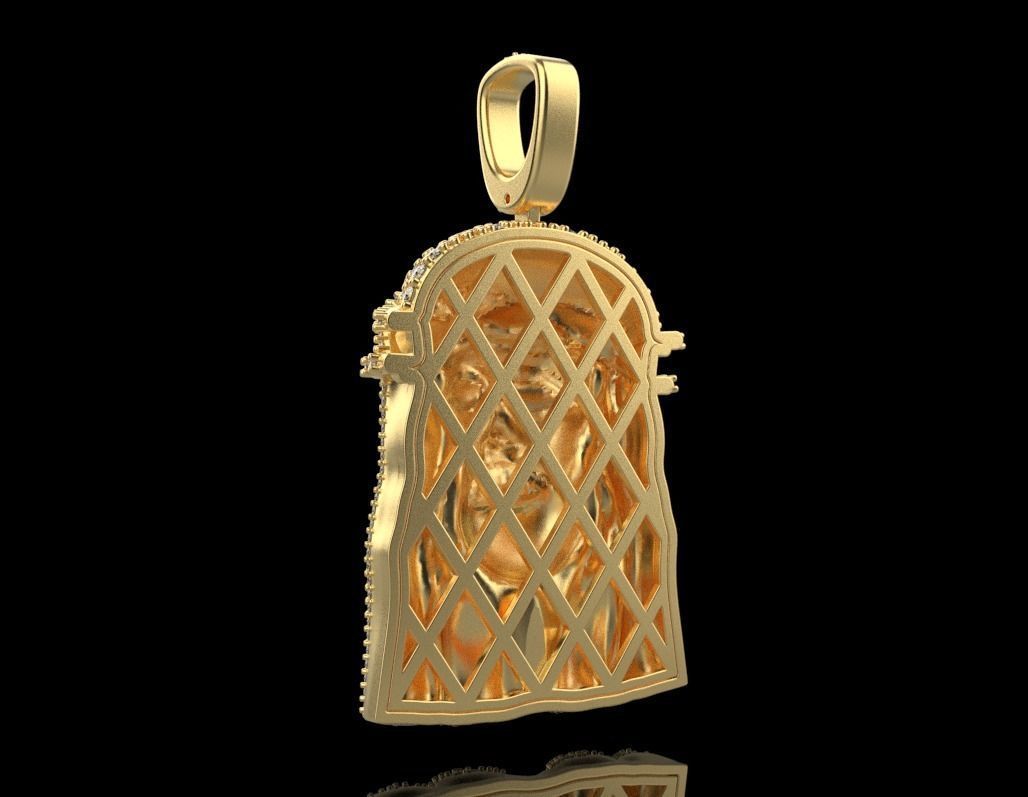 pendant JESUS 3D print model_10