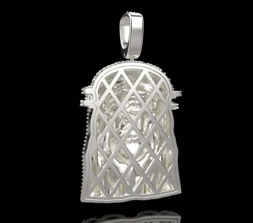 pendant JESUS 3D print model_17