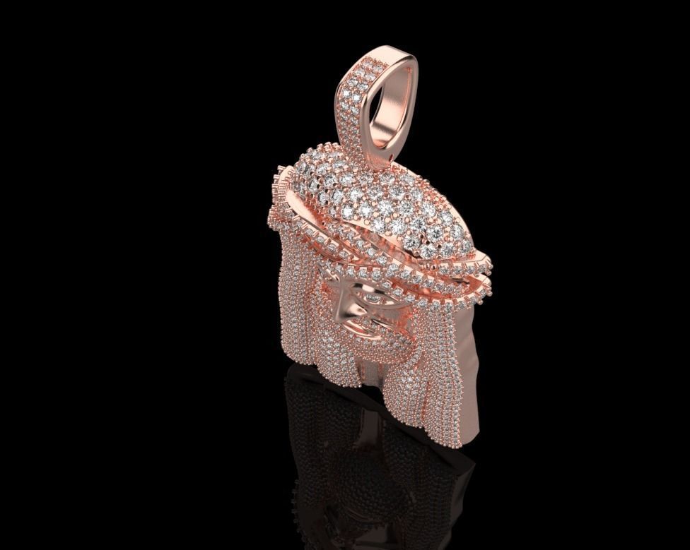 pendant JESUS 3D print model_22