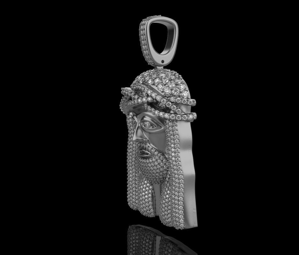 pendant JESUS 3D print model_24