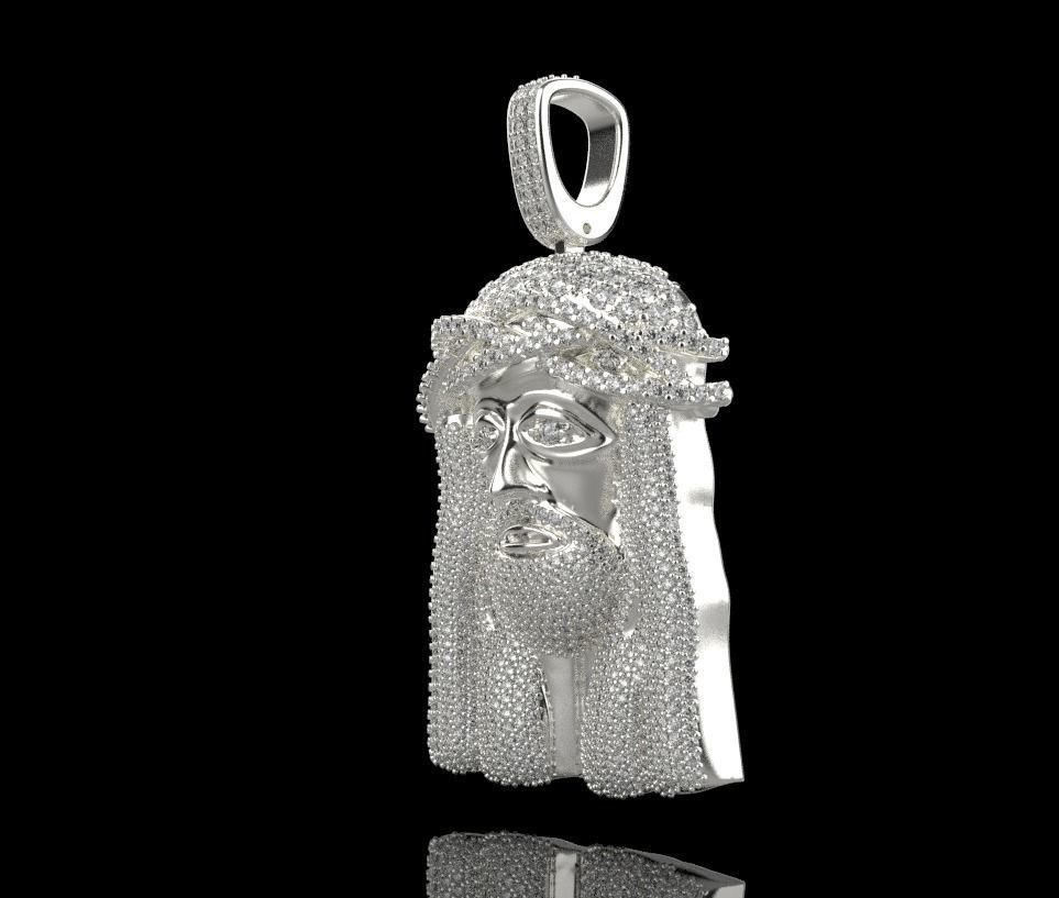 pendant JESUS 3D print model_16