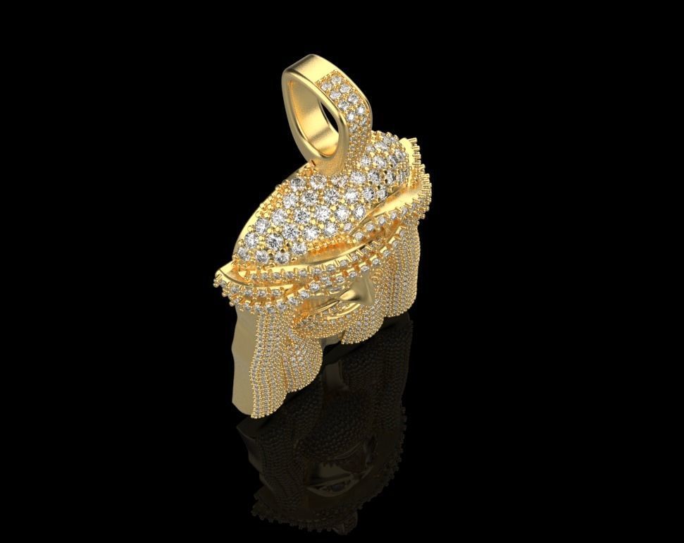 pendant JESUS 3D print model_12