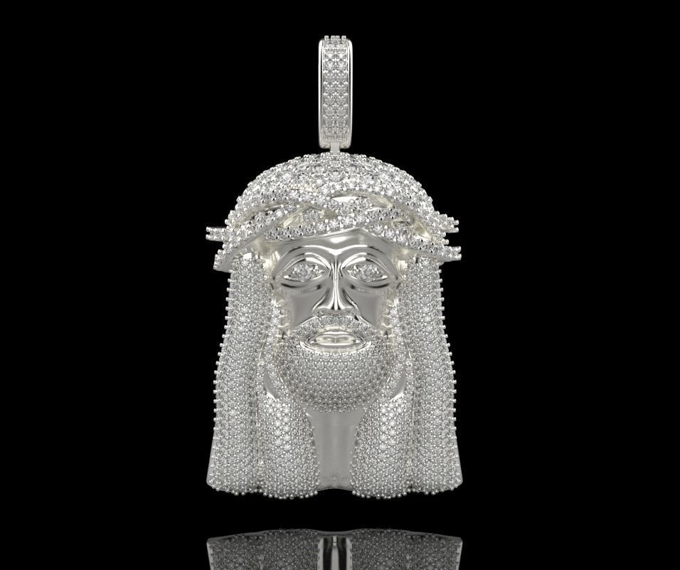 pendant JESUS 3D print model_15
