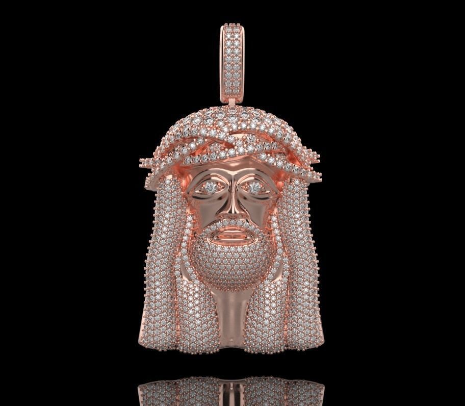 pendant JESUS 3D print model_19